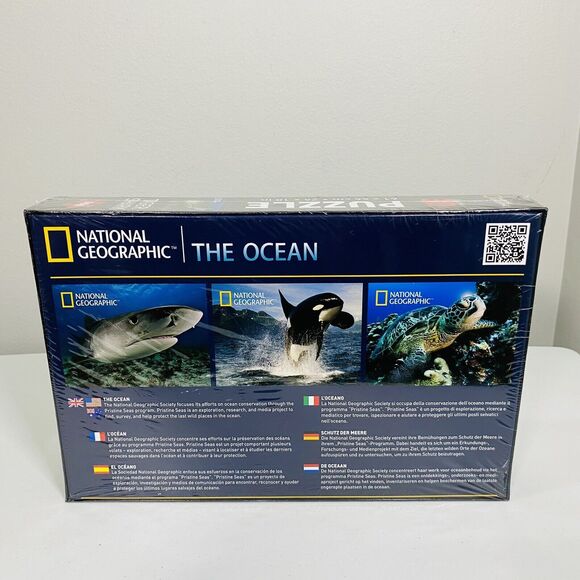 National Geographic Super 3D Puzzle The Ocean Tiger Shark 500 Pieces 60901AMC - Picture 4 of 4